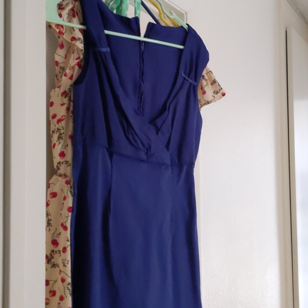 Navy pinup girl clothing dress size large